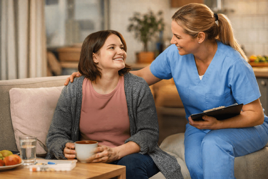 Health and daily living support with NDIS Australia personalised care at home